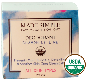 DEODORANT - Organic Vegan Chamomile Lime