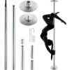 Professional Dancing Pole, Spinning Static Dancing Pole Kit, Portable Removable Pole, 45mm Heavy-Duty Stainless Steel Pole