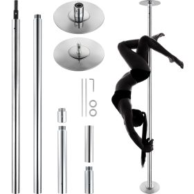Professional Dancing Pole, Spinning Static Dancing Pole Kit, Portable Removable Pole, 45mm Heavy-Duty Stainless Steel Pole