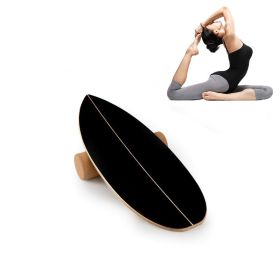 Balancing Board with Storage Rack to Exercise for Household & Gym (Type: Fitness Supplies, Color: Black)
